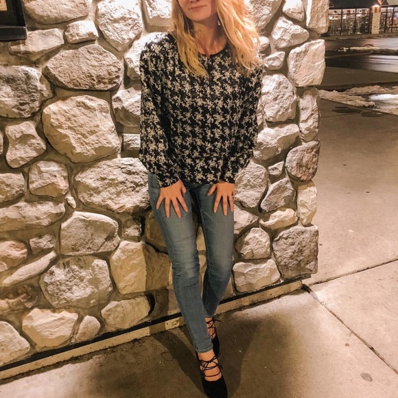 Escada Blouse Sparkle Houndstooth - Picture 4 of 11